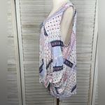 Westport  Twist Hem Bandana Print Tank Top Blue/Multi-2X Photo 1