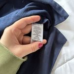 Athletic Works Womens Size Large Lightweight Sweatshirt Hoodie Blue Drawstring Photo 5