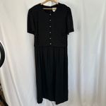 Vintage Kari's Korner‎ Black Maxi Dress Lace Short Sleeve Women Plus 30 Formal Size 30W Photo 8