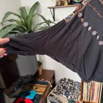 Idyllwind Fueled by Miranda Lambert Black Embroidered Dolman Sleeve Peasant Top Photo 7