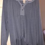 Free People Blue peasant blouse Photo 0