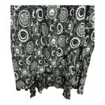 Celestial Flowy Circle Skirt Black Size M/L Lakhay's Faux Wrap Skirt Size M Photo 3