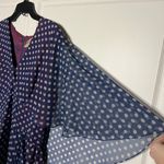 American Vintage Vintage 1970s Posh by Jay Anderson Sheer Polka Dot Flutter Sleeve Maxi Dress Photo 3