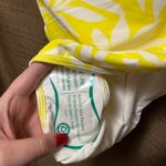 Kate Spade NWT  Yellow Floral One Piece Scoop Back Swimsuit Size Large Photo 3