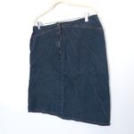 Faded Glory Y2K Faded‎ Glory Womens Denim Skirt Size 14 Blue Knee Length Panel Stitch Indie Photo 2