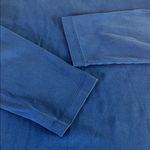 Christopher & Banks Satin Trim Crewneck Long Sleeve TShirt Blue Size Medium P Photo 7