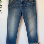 Driftwood  Colette Embroidered Cuff Jeans Sz 27 Photo 0