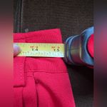 METRO NEW YORK Red Vintage 1990’s Front Layered Belted Skirt Sz 14. Photo 8