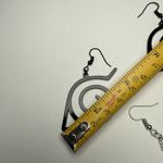 Naruto Hidden Leaf Village Logo Anime Dangle Pierced Earrings Lot Of 2 Photo 5