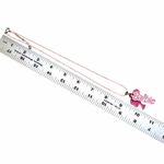 Mattel Barbie Pink Rhinestone Pendant Necklace Photo 6