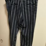 Amanda & Chelsea Women’s Plaid Capri Pants Size 19W Black White Waist 28” Photo 4