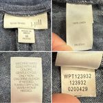 J.Jill 100% Linen Blue Chambray Pull On Ankle Pants Photo 10