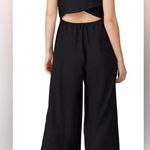 Habitual Black Cut out Back Cropped Jumpsuit Photo 7