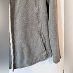 Pact Terry Lined Open Front Organic Cotton Women’s Cardigan Grey Size Small Cozy Photo 3