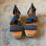 Indigo rd. Haper Navy Platform Espadrille Sandals SIZE 9.5 Photo 1