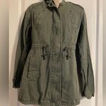 American Rag  Cie Military Green Hooded Cargo Jacket Size XS Oversized Photo 0