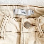 Adika Beige High Waisted Straight Jeans Photo 1