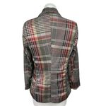 Presage Gray Plaid One Button Career Office Business Blazer Coat Jacket Size M Size M Photo 1