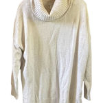 Nicole Miller  size 1X oversized tunic speckled cotton acrylic nylon wool blend s Photo 0
