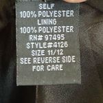 Dave and Johnny by Laura Ryner Dress Black Sequin Skirt Exposed Back Sz 11/12 EUC Photo 12