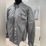Apt. 9 . Faux Leather Moto Gray Jacket Size XL Photo 5