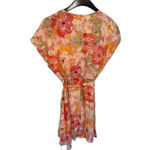 Free People  | Freddy Tie Floral Mini Dress in Fruit Punch V Neck Size Medium NWT Photo 11