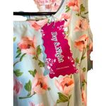 Day & Night Baby Blue Pink Floral Cut Out Sleeveless Dress Women Sz Med Photo 3