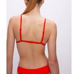 Good American  Always Fits Perfect Fit Bikini Top Bright Poppy Red 5 / 2XL Photo 3
