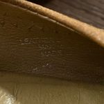 Tory Burch Reva Pebbled Leather Camel Brown Ballet Flats Logo Emblem Size 8 Photo 5