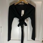 Reebok x Cardi B Long Sleeve Crop Top Black Size Large NWT Sold Out Photo 6