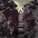 Faux fur shrug Black Photo 2