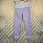 Allfenix Leggings Workout Gym Stretch Stripe Ankle Length Purple Size Small Photo 6