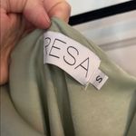 NWT RESA Sage Green Satin Slip Dress Photo 3