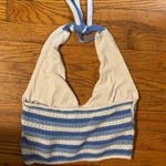 Hollister  Striped Crotchet Halter Top Photo 2