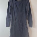 Merrell  Dress Marcy Wool Blend Long Sleeve Mini Gray Heather Pockets XS Photo 0