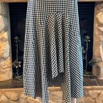 ZARA Black And White Checkered Skirt Photo 2