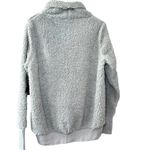 Marc New York Performance Gray Sherpa Pullover Women L Fleece Funnel Neck Cozych Photo 2
