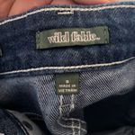 Wild Fable New Super High Rise Straight Leg Button Fly Blue Jeans Size 0 Photo 8