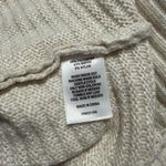 Crown & Ivy  ivory cable knit sweater sz large Photo 4