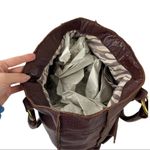 Linea Pelle Mel Large Tote Italian Leather Bag Brown Photo 9