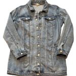 Tribal long jean jacket sz XS Blue Photo 0
