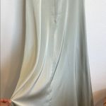 Elegant Green Halter Maxi Dress for Wedding Guests Size 2 Photo 12