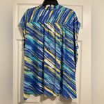 Kiwi Fresh Women’s Amparo Combo Sleeveless Button Down Shirt Plus 2X NWT Blue Photo 2