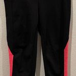 Athleta Pink Black Capri Cropped Leggings Photo 3