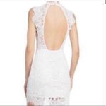 Free People size medium white lace mini dress new bridal anthro open back Photo 12