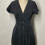 Quince Vintage Wash Tencel Button Front
Dress Washed Black... Black Size XS Photo 3