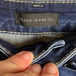 Silver Jeans  Size 26 Suki Capri Dark Wash Blue Denim Mid Rise Cropped Western Photo 2