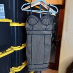 Haute Monde NWT  Black Gold Fishnet Sleeveless Short Dress Size Small / Medium Photo 1