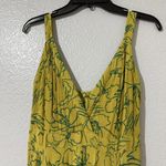 Guess  Los Angeles Mustard / Green Floral Long Maxi Dress Sz S Small Photo 7