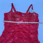 Adore Me  3X Cheyenne Unlined Plus Elegant Red Lace Chemise Photo 7